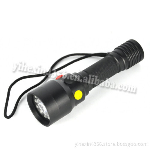 High Quality Red Yellow Light Flexible Magnetic Signal Flashlight